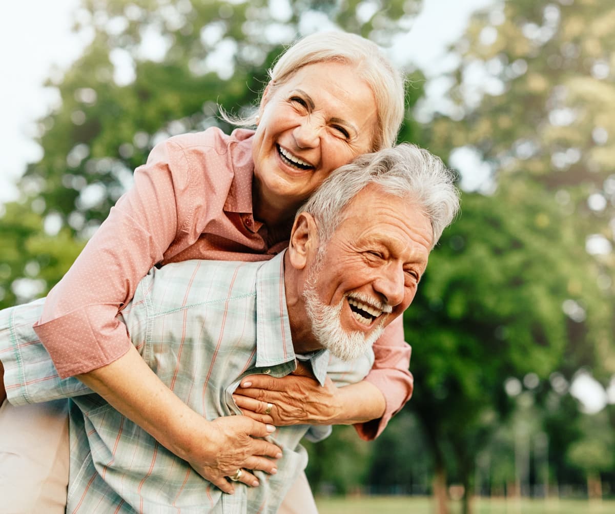 Couple enjoying outdoors after treatment at Aspire Health & Wellness in New Orleans