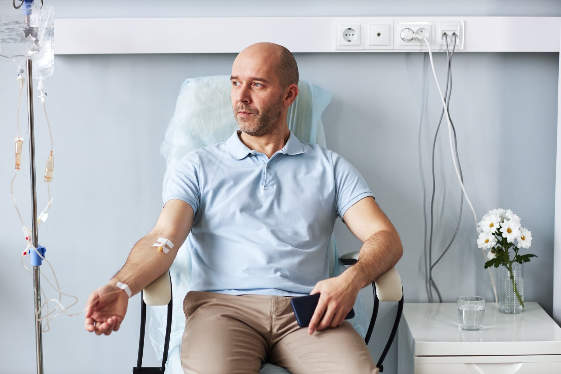 Comfortable IV therapy treatment environment at Aspire