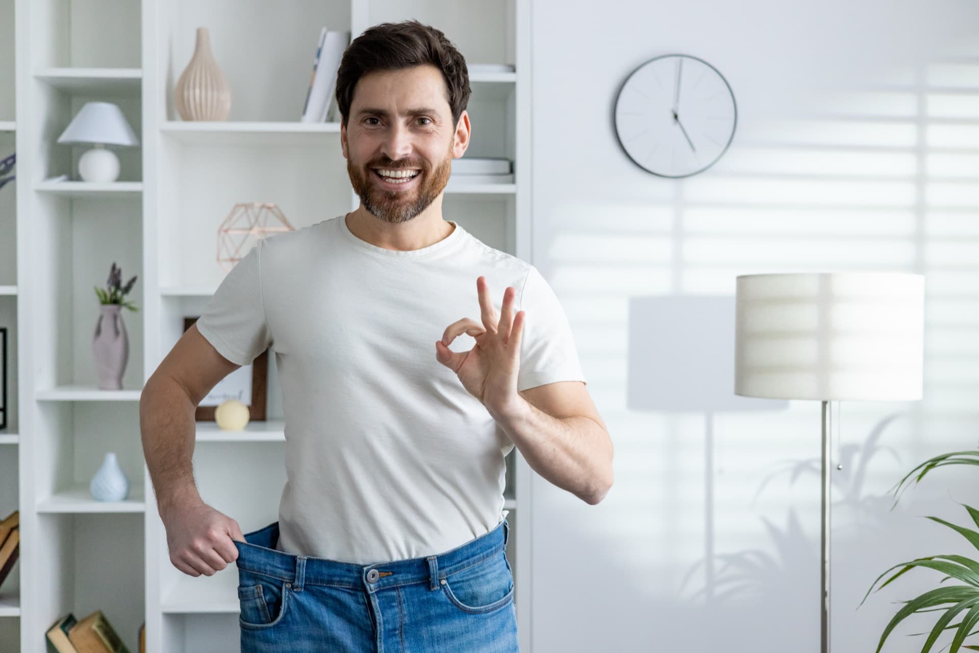 Patient after medical weight loss program